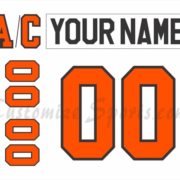 Philadelphia Phantoms Customized Number Kit for 1996-1999 White Jersey