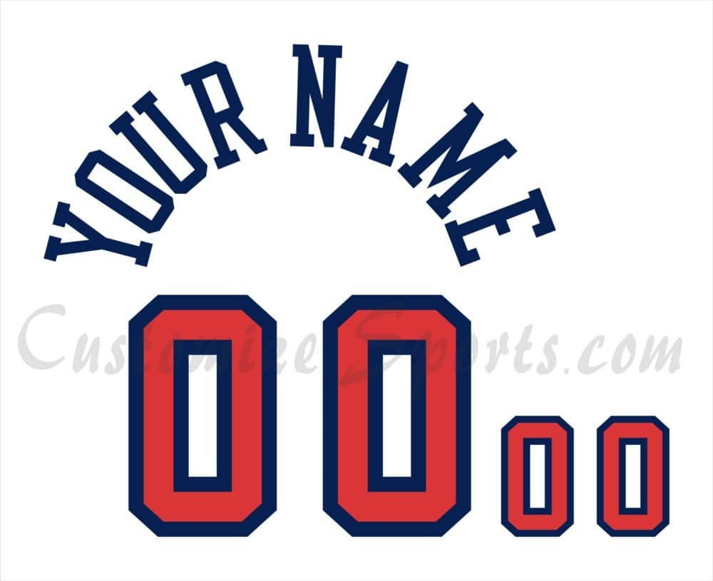 IIHF Team USA Customized Number Kit for 2003 Basketball White Jersey