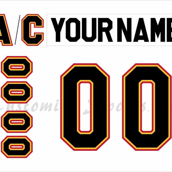 Cincinnati Cyclones Customized Number Kit For 90s White Jersey