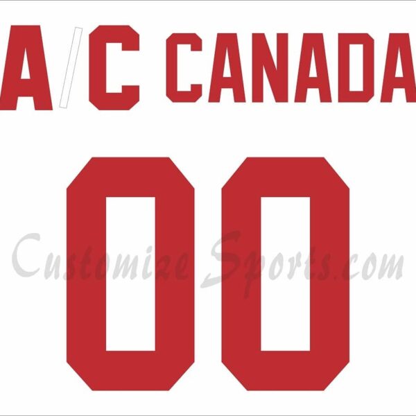 IIHF Team Canada Customized Number Kit for 1972 Summit Series White Hockey Jersey