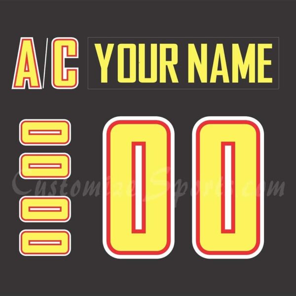 Utica Comets Customized Number Kit for 2020 Special Edition Jersey