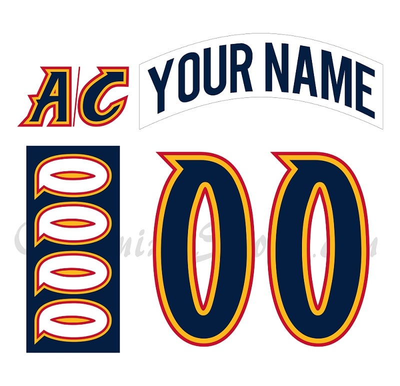 Colorado Avalanche Customized Number Kit For 2022 Reverse Retro Jersey