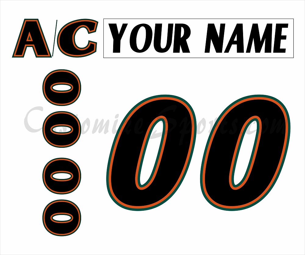 Utah Grizzlies Customized Number Kit For 2005-2015 White Jersey