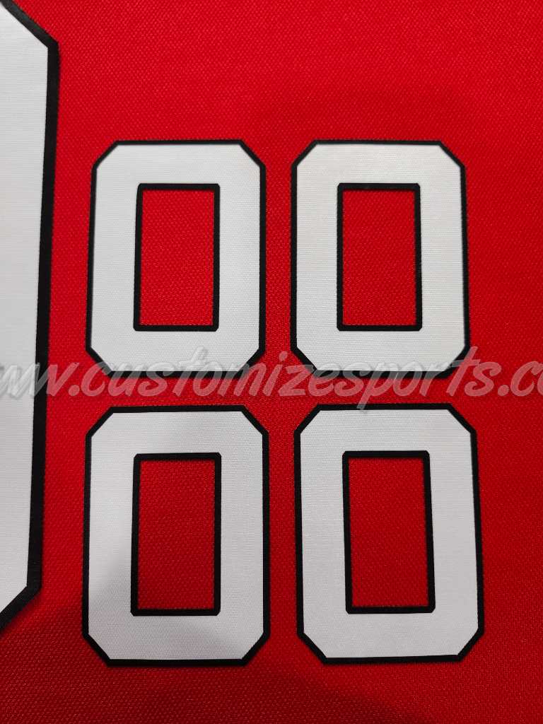 New Jersey Devils Customized Number Kit For 2017-Present Home Jersey - Image 7