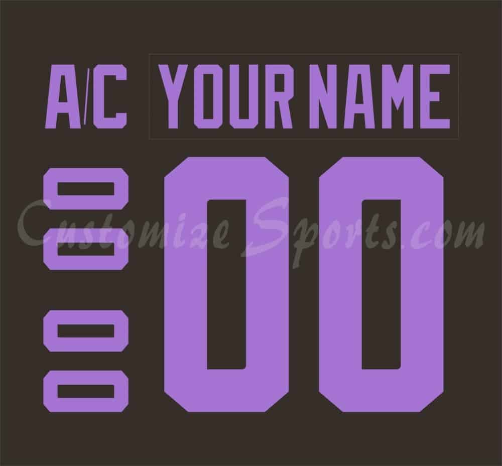 Dallas Stars Customized Number Kit For 2019 HFC Jersey