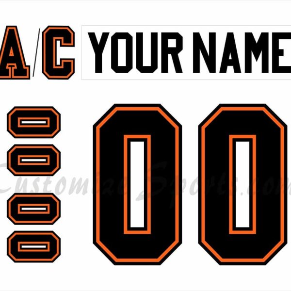 Lehigh Valley Phantoms Customized Number Kit for 2020-Present White Jersey