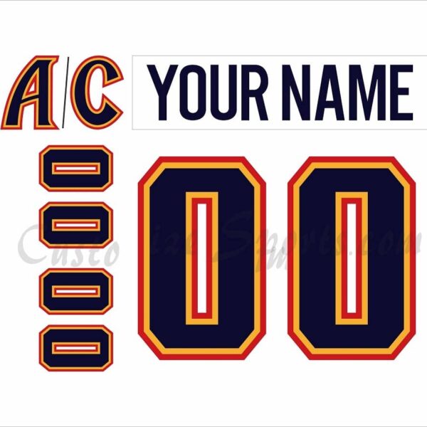 Louisville Panthers Customized Number Kit for 1990-2001 White Jersey