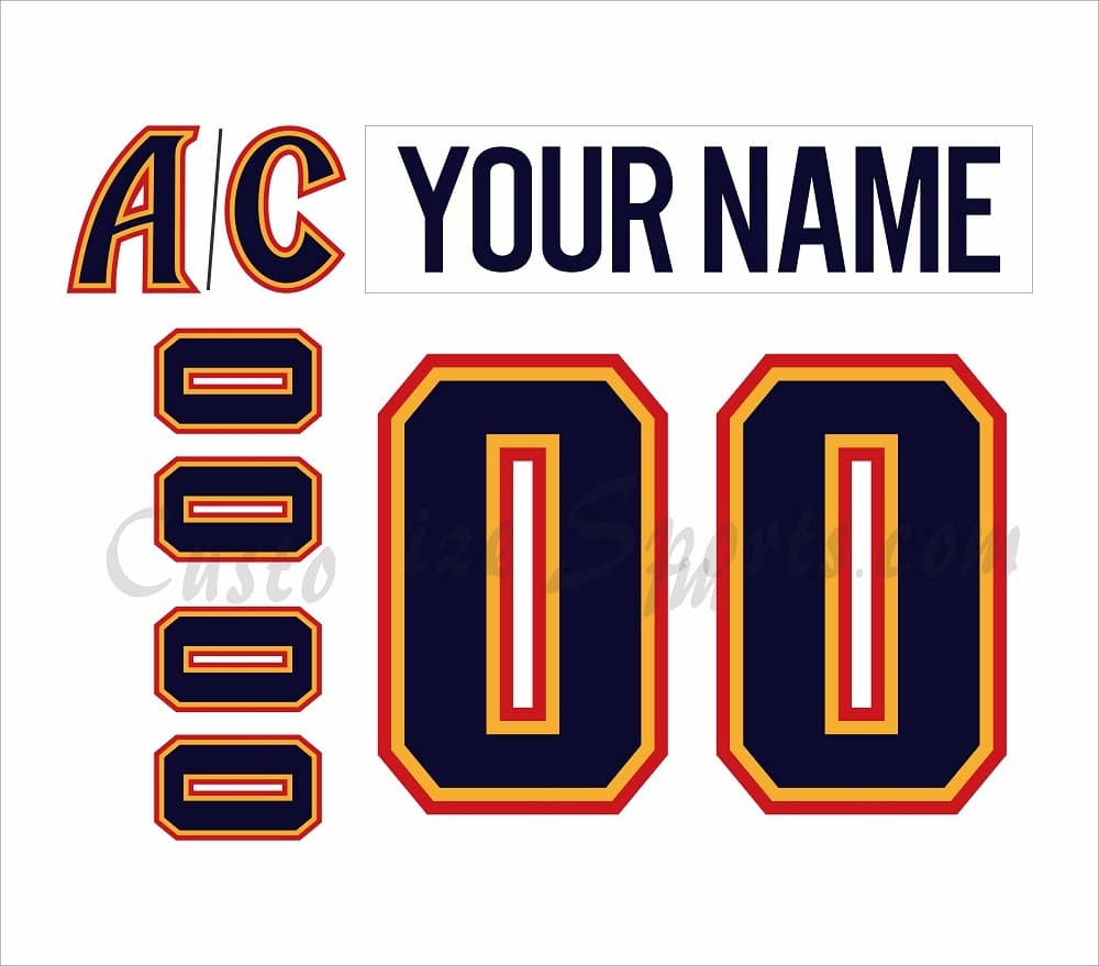 Louisville Panthers Customized Number Kit for 1990-2001 White Jersey