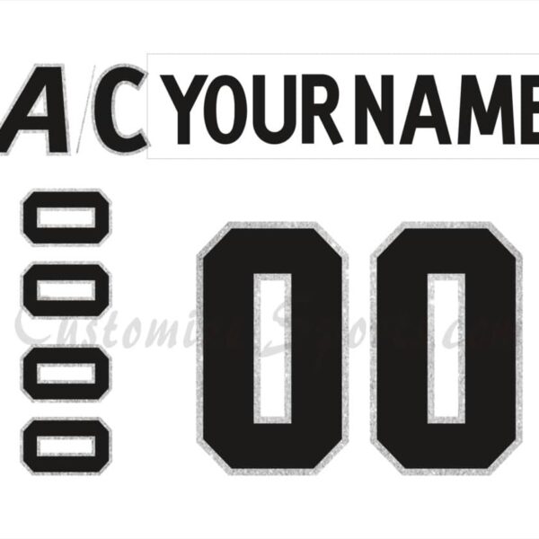 Ontario Reign Customized Number Kit for 2015-Present White Jersey