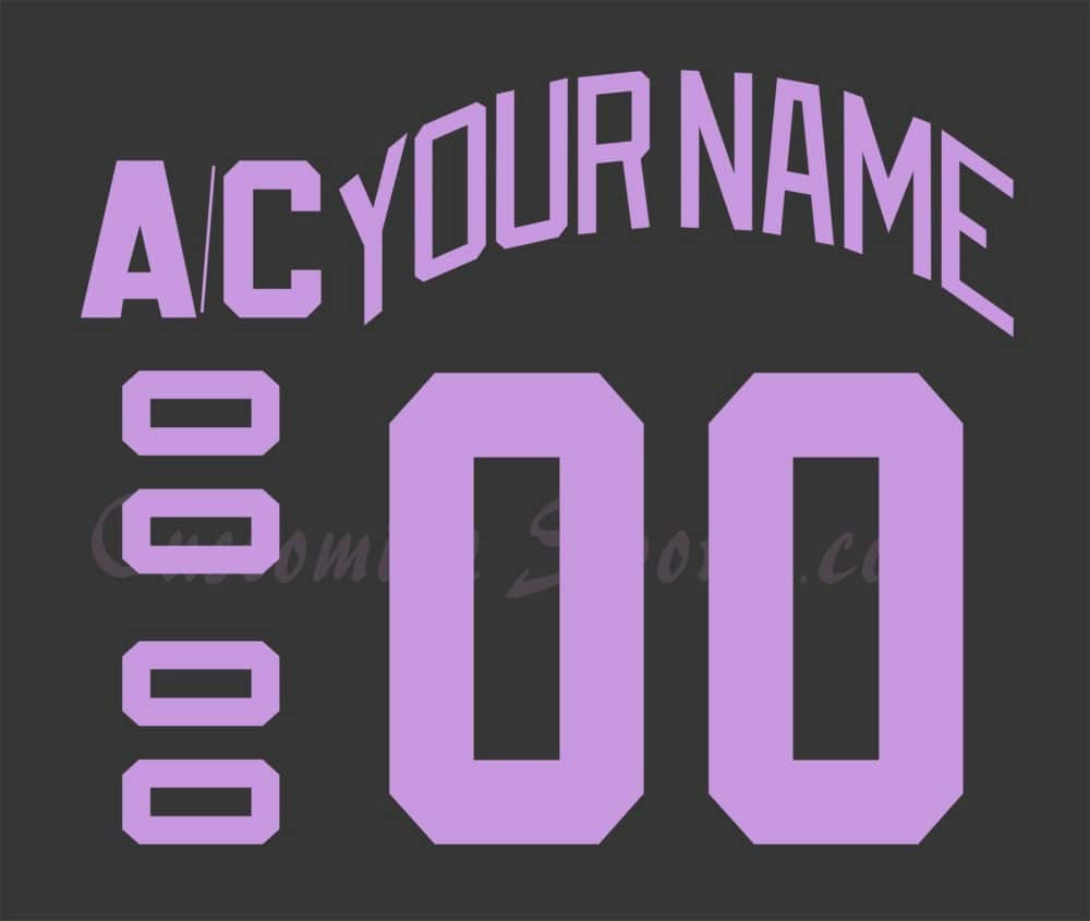 Detroit Red Wings Customized Number Kit For 2019 HFC Jersey