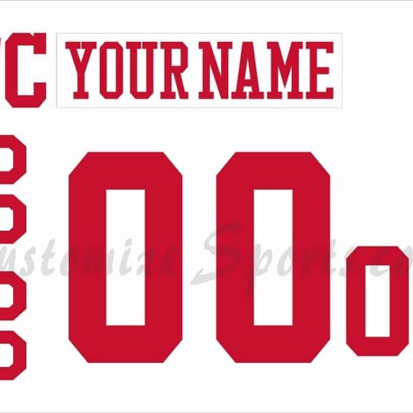 NCAA Boston University Customized Number Kit for 2015-Present Home Hockey Jersey