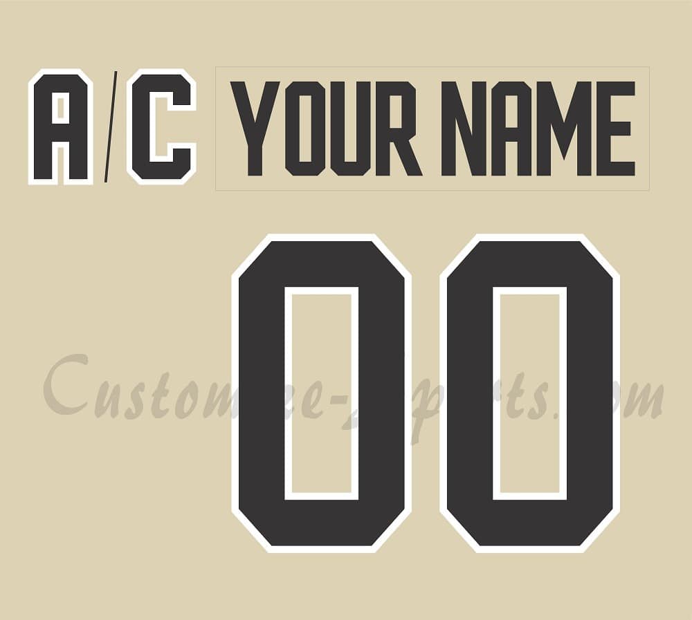 Vegas Golden Knights Customized Number Kit For 2017 Military Jersey