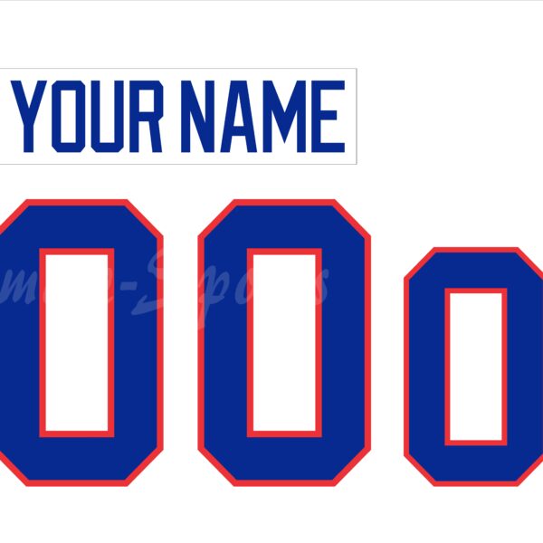 IIHF Team USA WJC Customized Number Kit for 2018 White Hockey Jersey