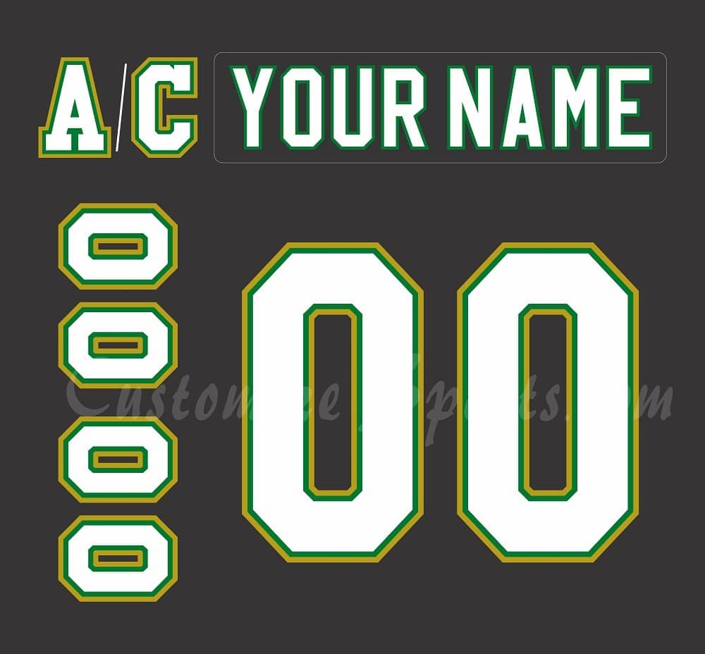 London Knights Customized Number Kit For 2002-2009 Road Jersey