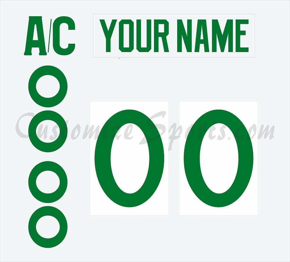 Toronto Maple Leafs Customized Number Kit For 2018 St Patrick's Day Jersey