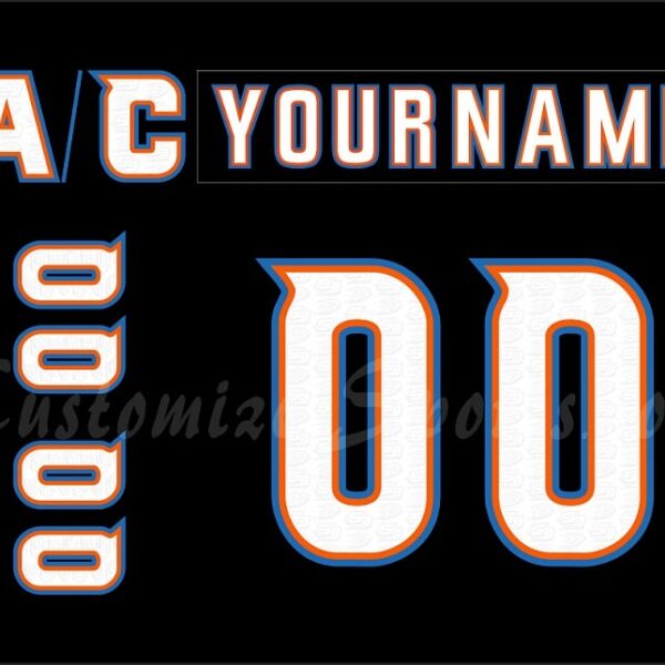 San Diego Gulls Customized Number Kit For 2018-Present Away Jersey