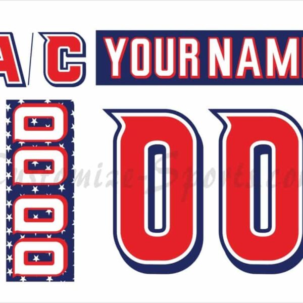 San Diego Gulls Customized Number Kit for 2021 Military Jersey