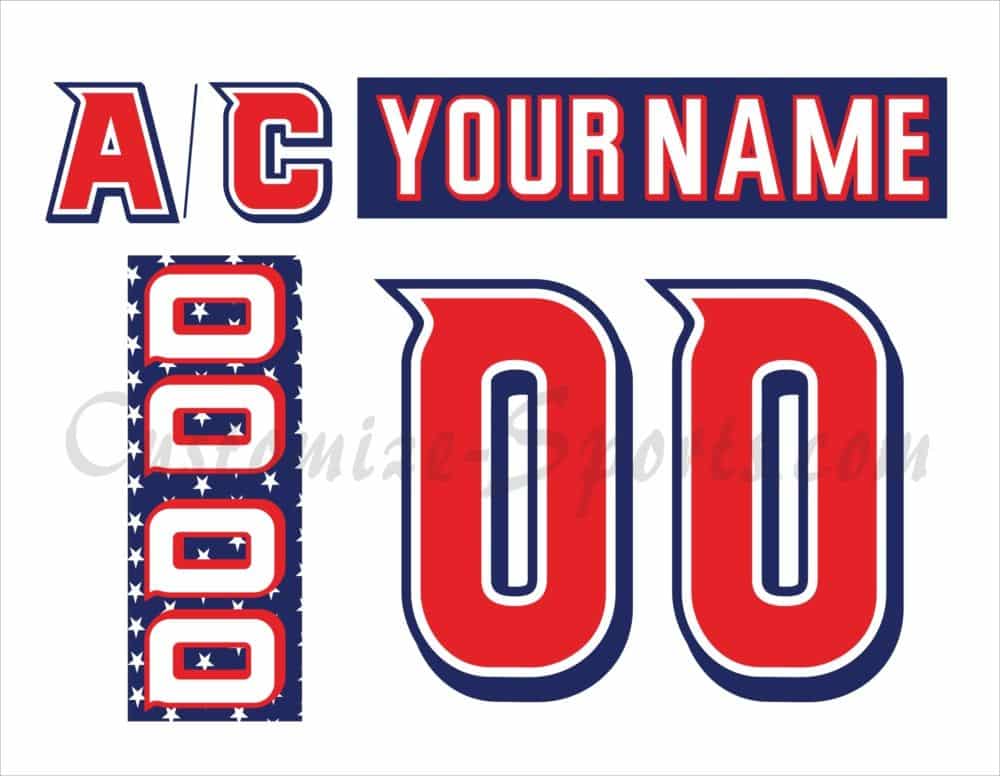 San Diego Gulls Customized Number Kit for 2021 Military Jersey