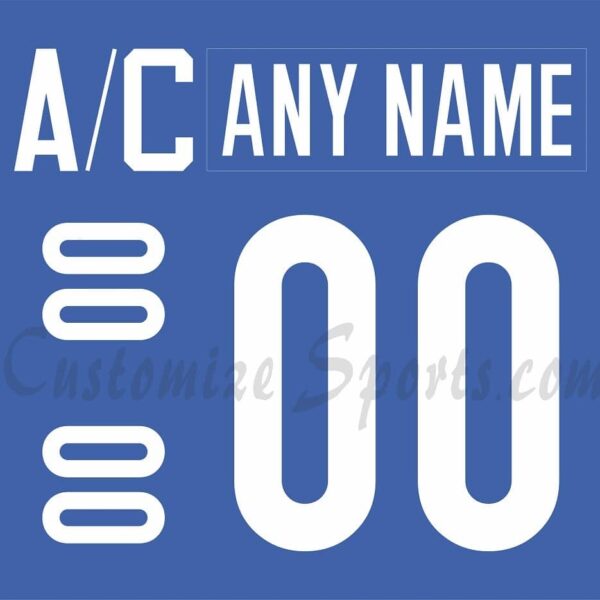 IIHF Team Finland Customized Number Kit for 2010-2013 Blue Hockey Jersey