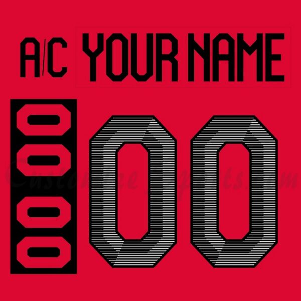 IIHF Team Canada Customized Number Kit for 2022 Red Winter Olympic Hockey Jersey