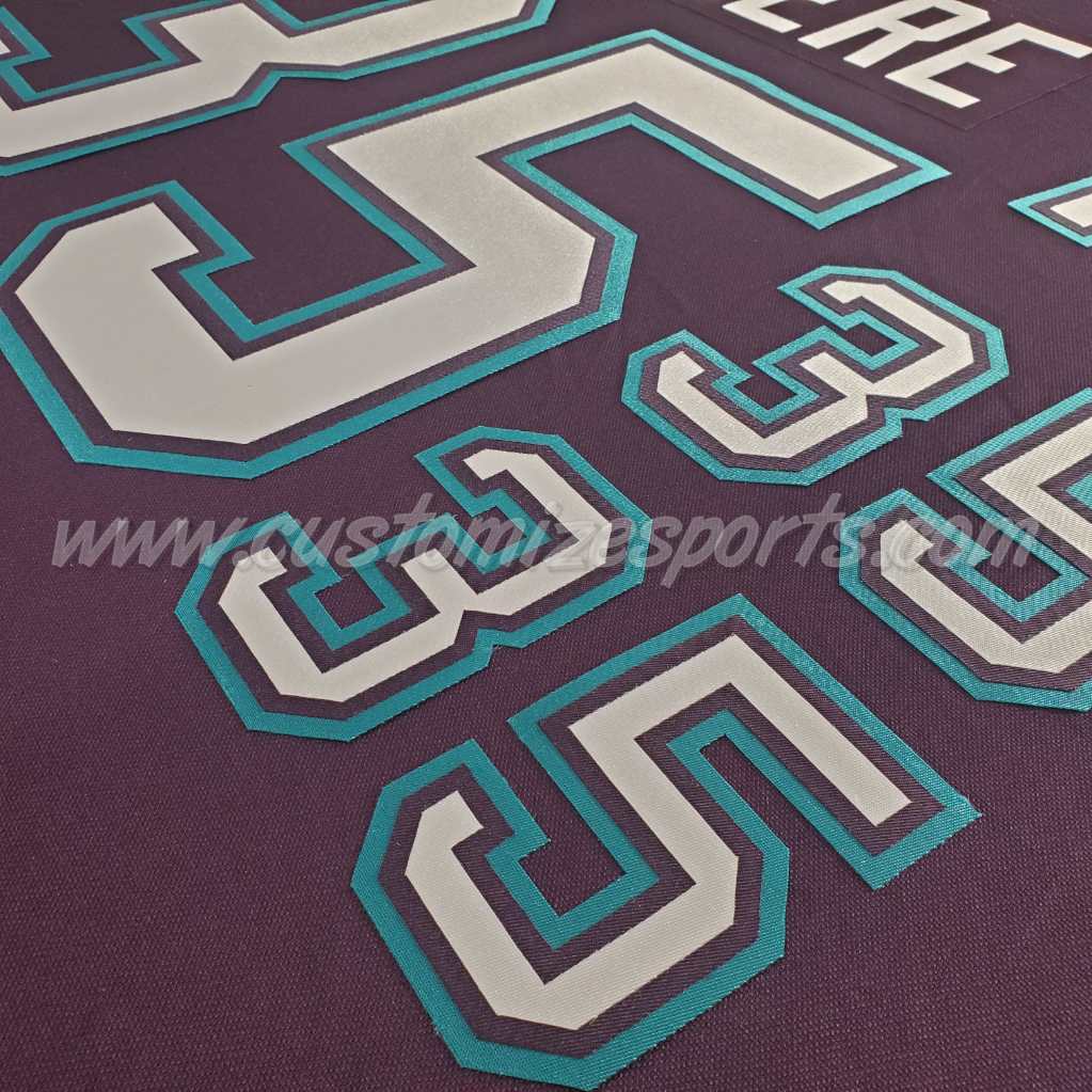 Mighty Ducks of Anaheim Customized Number Kit for 2003-2006 Home Jersey - Image 4