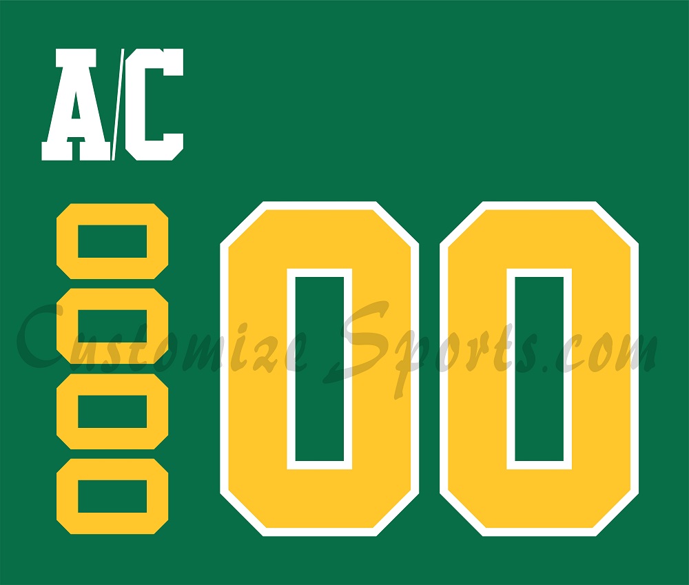 California Golden Seals Customized Number Kit For 1970-1974 Away Jersey