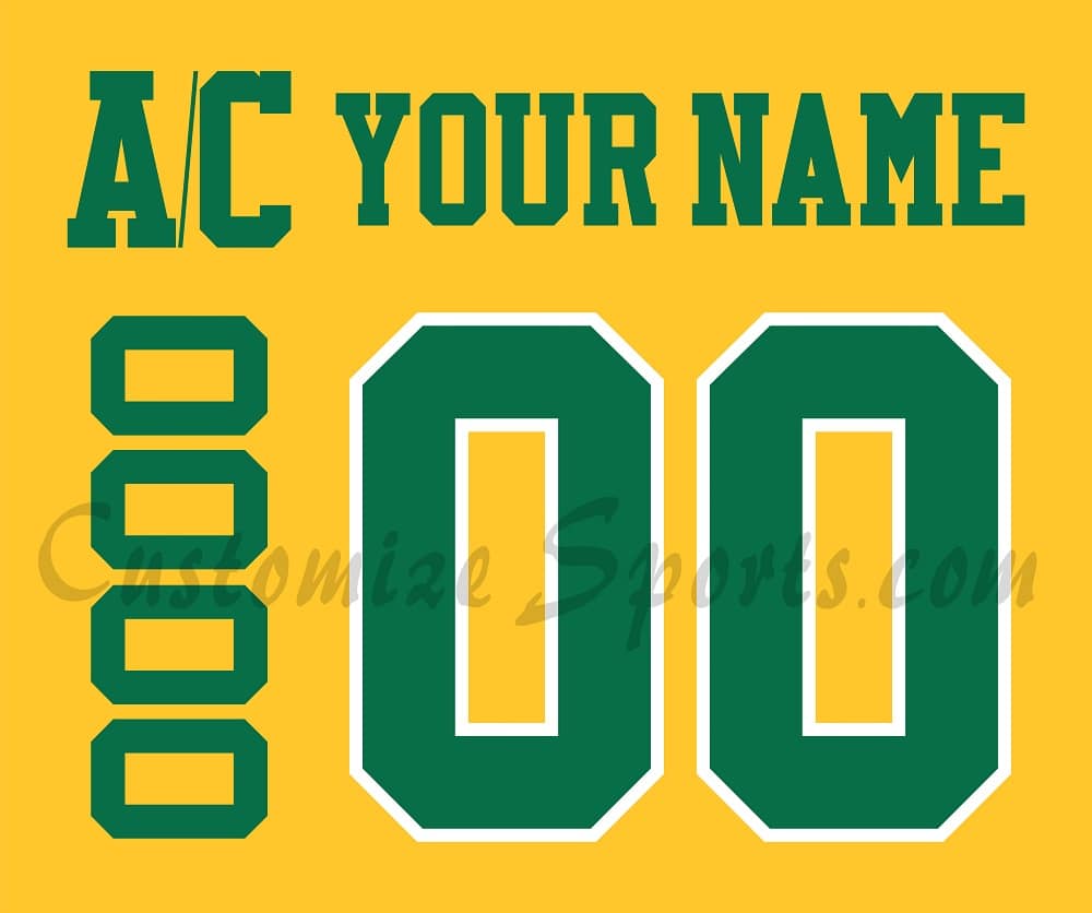 California Golden Seals Customized Number Kit for 1970-1974 Home Jersey