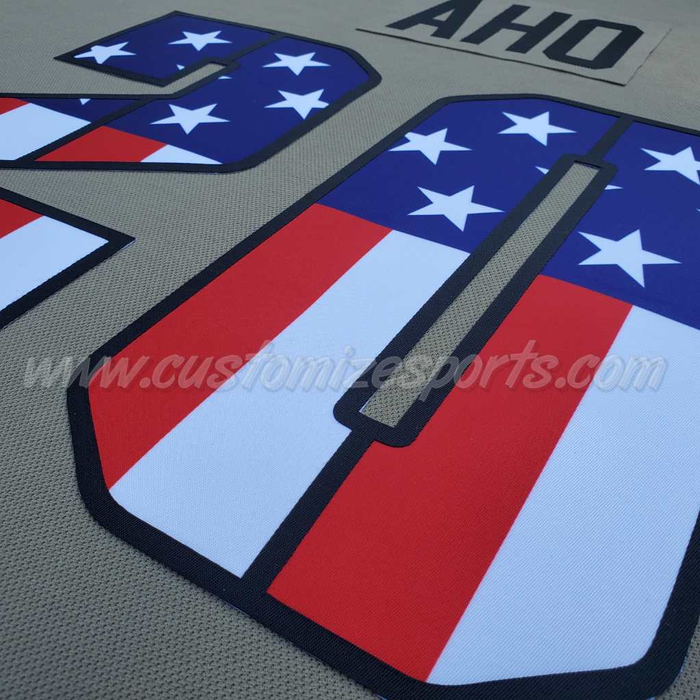 Minnesota Wild Customized Number Kit For 2022 Military Practice Jersey - Image 6
