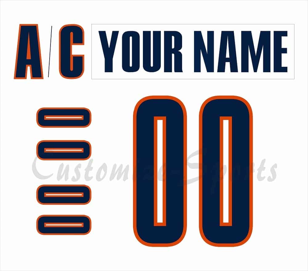 Ontario Reign Customized Number Kit for 2008-2015 White Jersey