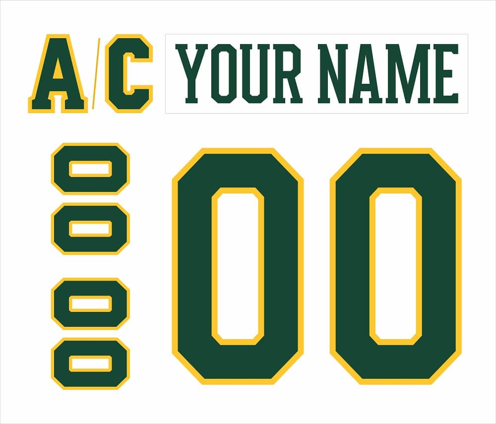 NCAA University of Vermont Customized Number Kit for 2017-2020 White Hockey Jersey