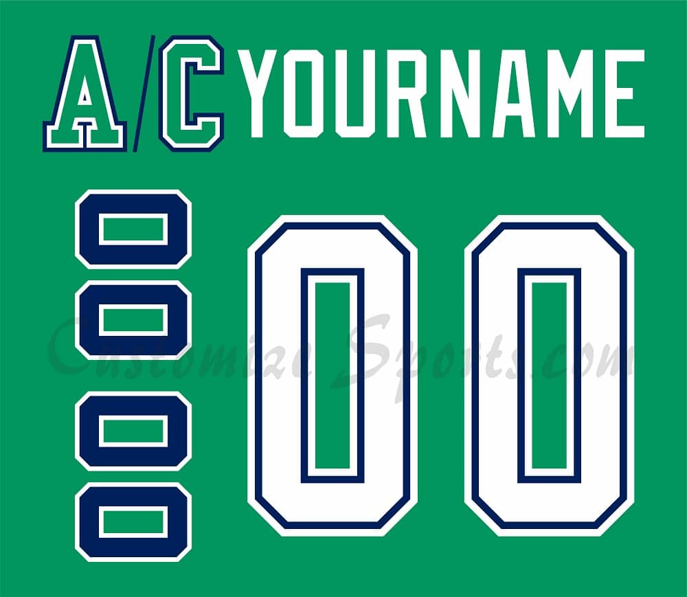 California Golden Seals Customized Number Kit For 1967-1970 Home Jersey