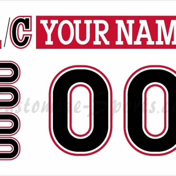 Cincinnati Cyclones Customized Number Kit For 2017-Present Away Jersey