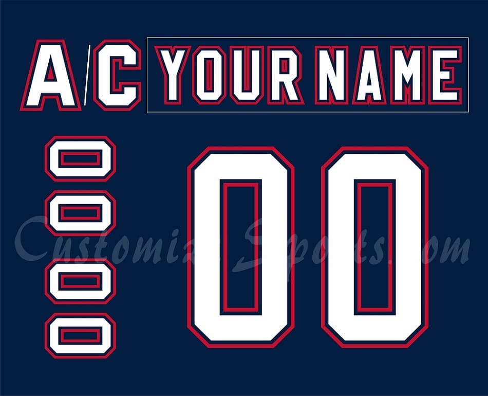 Edmonton Oilers Customized Number Kit For 1996-2007 Away Jersey