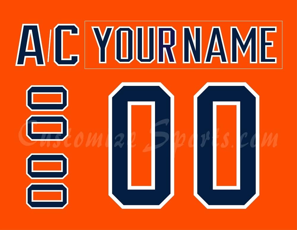 New York Islanders Customized Number Kit For 2002-2005 3rd Jersey
