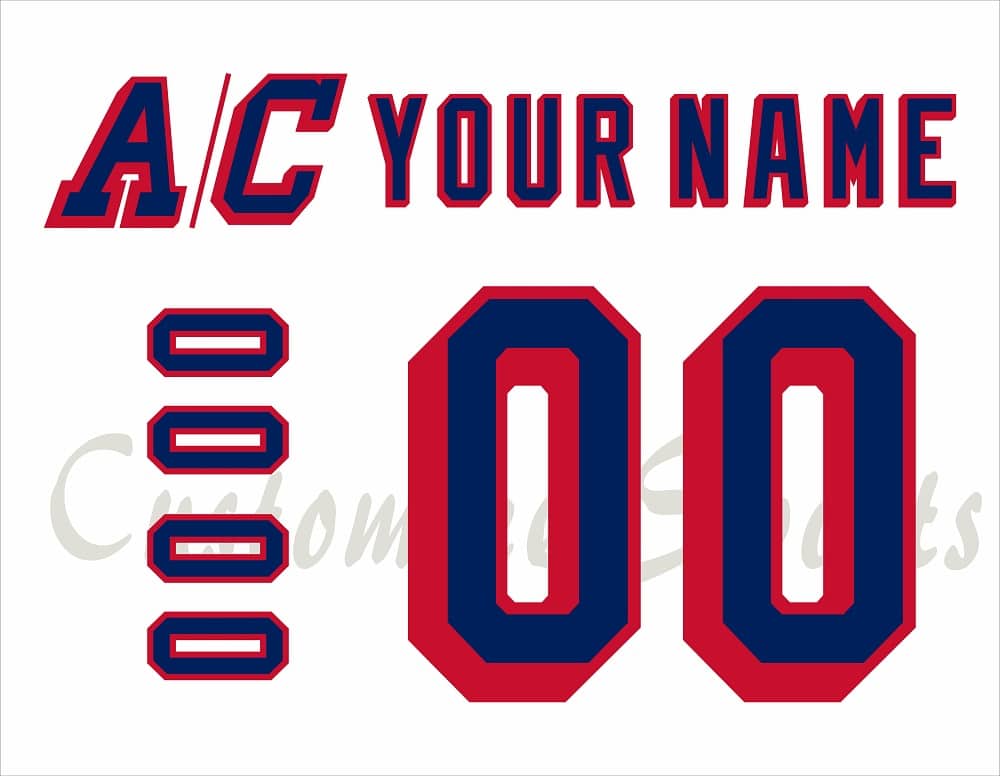 New York Rangers Customized Number Kit For 1970-1976 Home Jersey