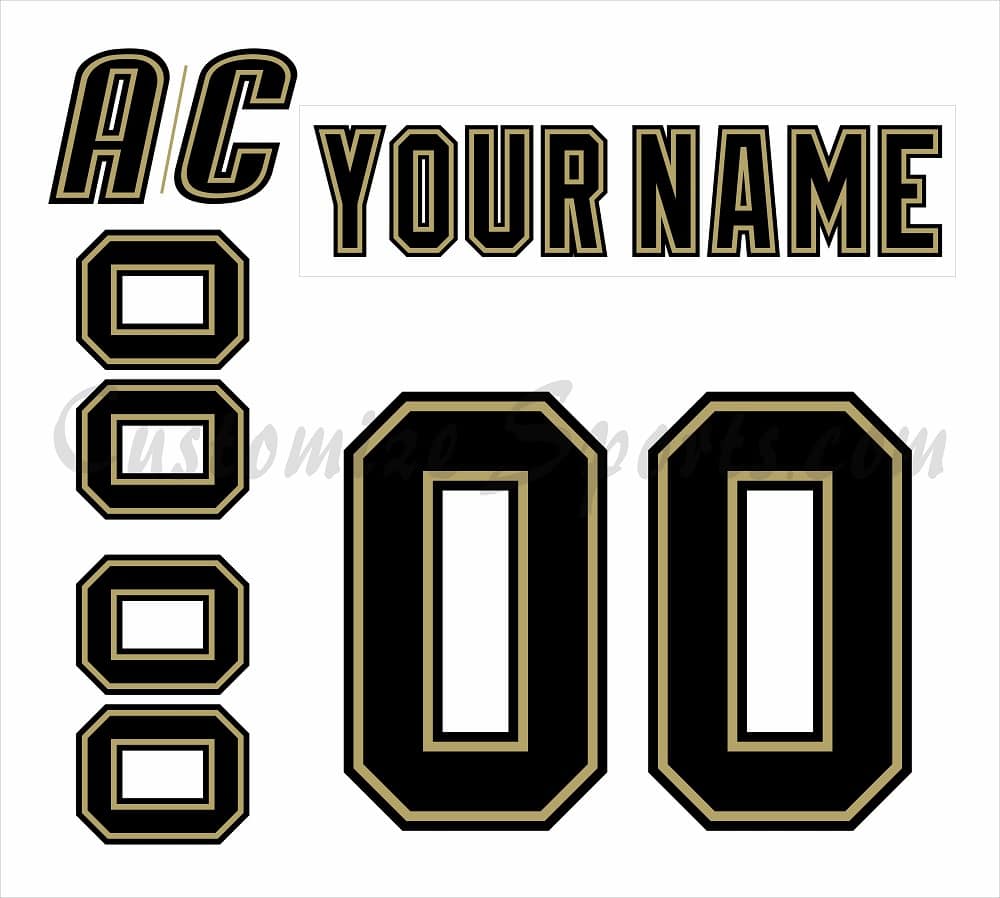 Pittsburgh Penguins Customized Number Kit For 2014-2016 Away Jersey