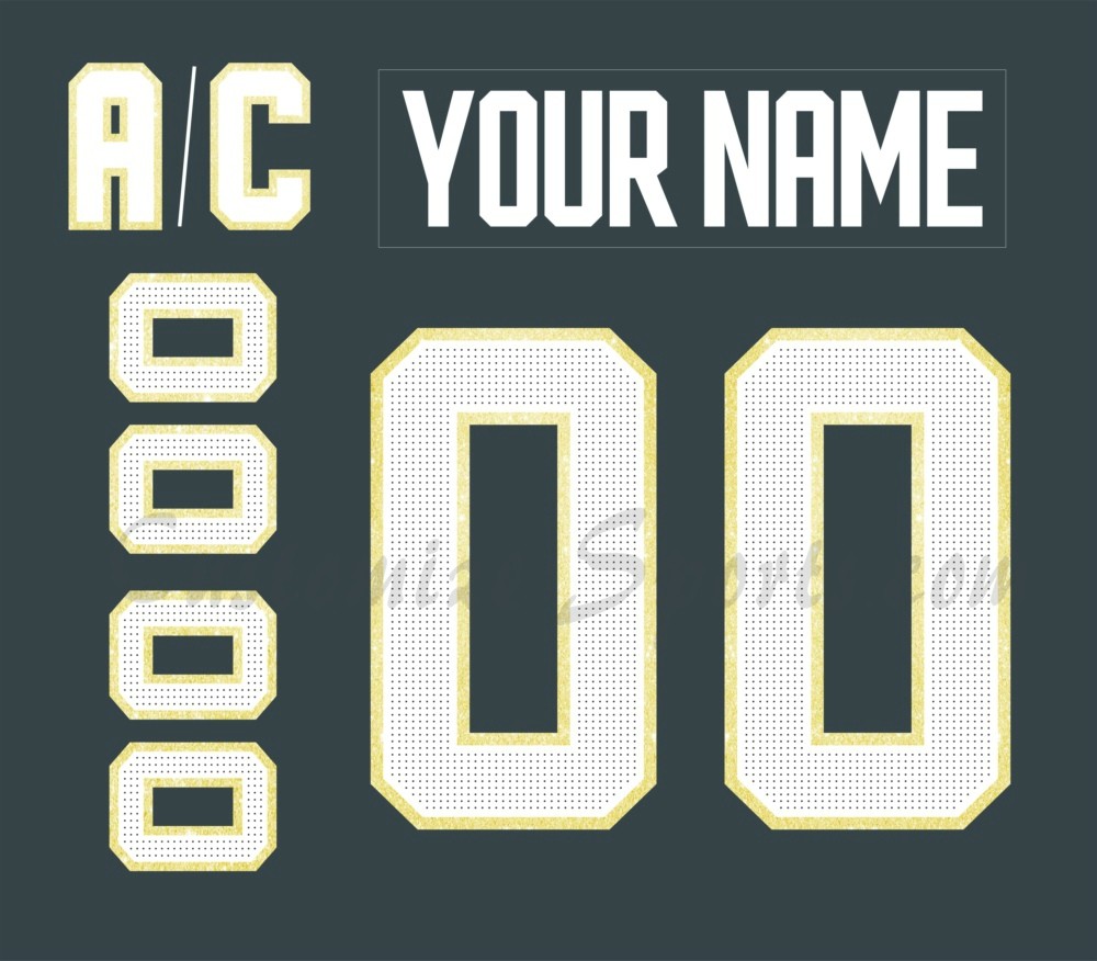Vegas Golden Knights Customized Number Kit For 2021 Latino Heritage Jersey