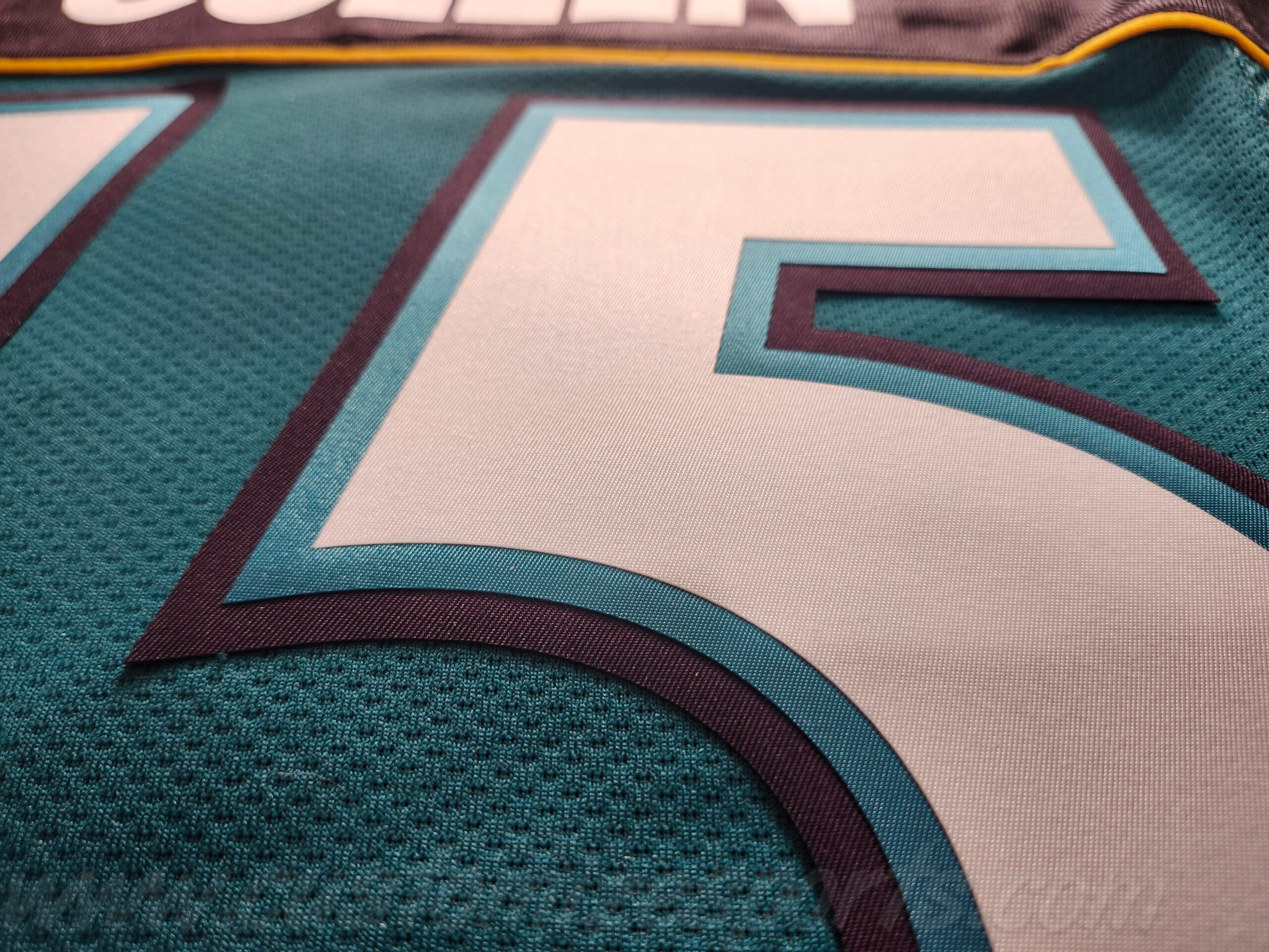 Mighty Ducks of Anaheim Customized Number Kit For 1998-1999 3rd Teal Jersey - Image 9