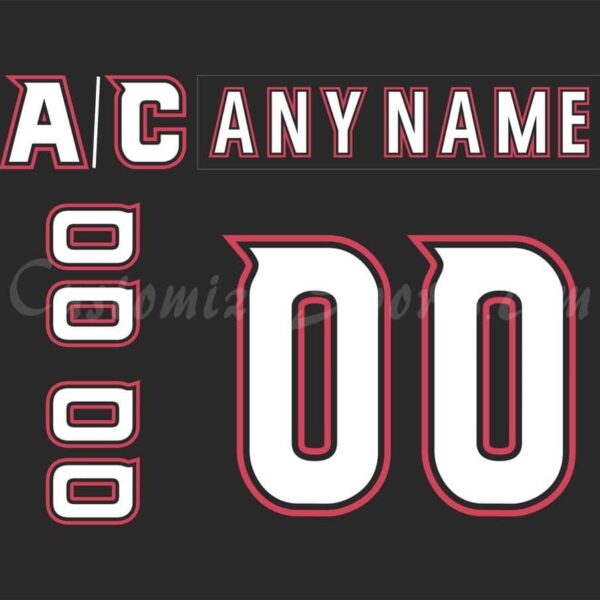 San Diego Gulls Customized Number Kit For 2015-2020 Breast Cancer Black Jersey