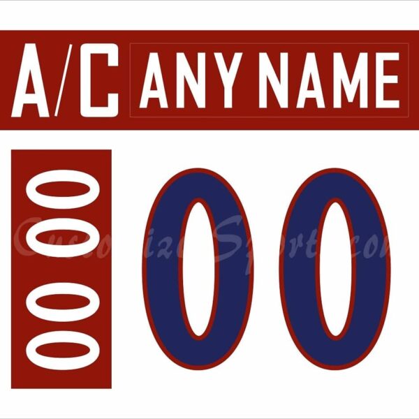 IIHF Team Czech Republic Customized Number Kit For 2015-2017 White Hockey Jersey