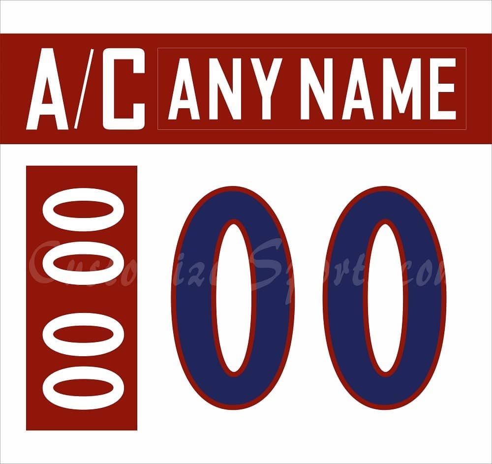 IIHF Team Czech Republic Customized Number Kit For 2015-2017 White Hockey Jersey