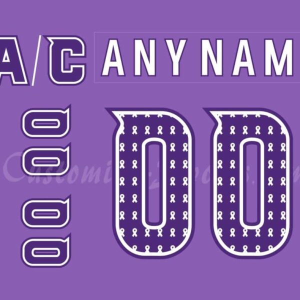 San Diego Gulls Customized Number Kit For 2018 HFC Jersey