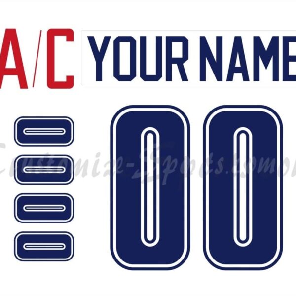 IIHF Team Czech Republic Customized Number Kit For 1998-2001 Nagano White Hockey Jersey