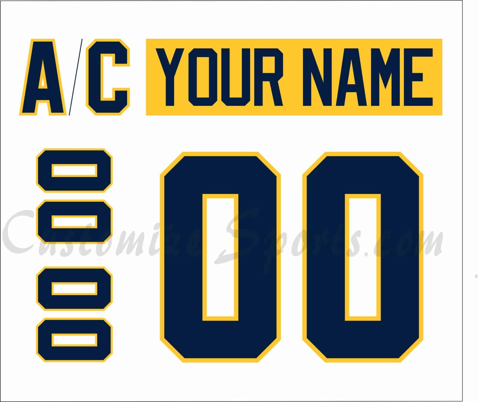 Shawinigan Cataractes Customized number Kit For 2011-Present White Jersey