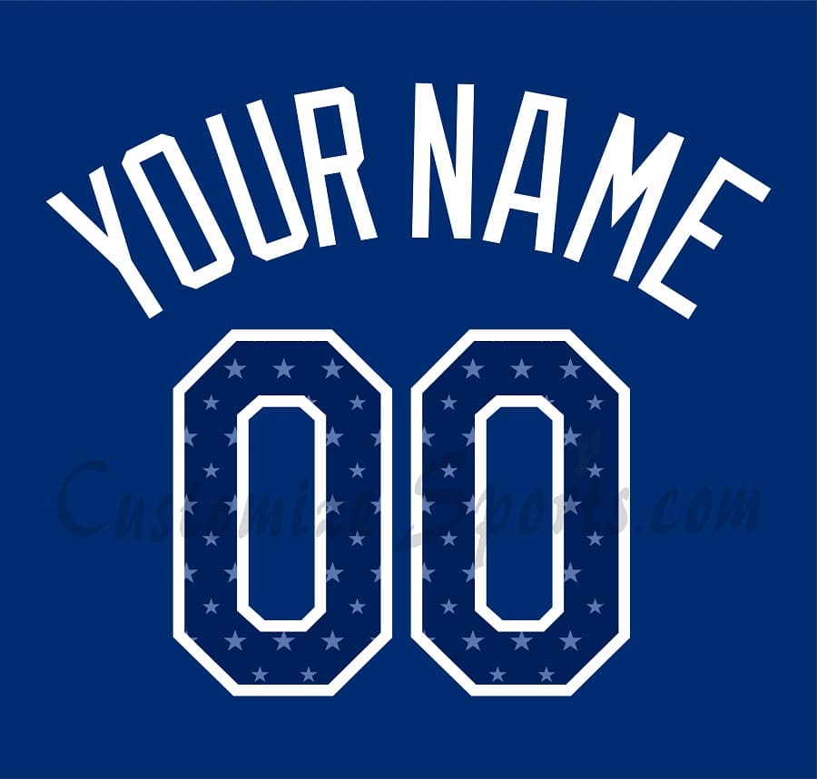Baseball All Star Customized Number Kit for 2013 American League Jersey