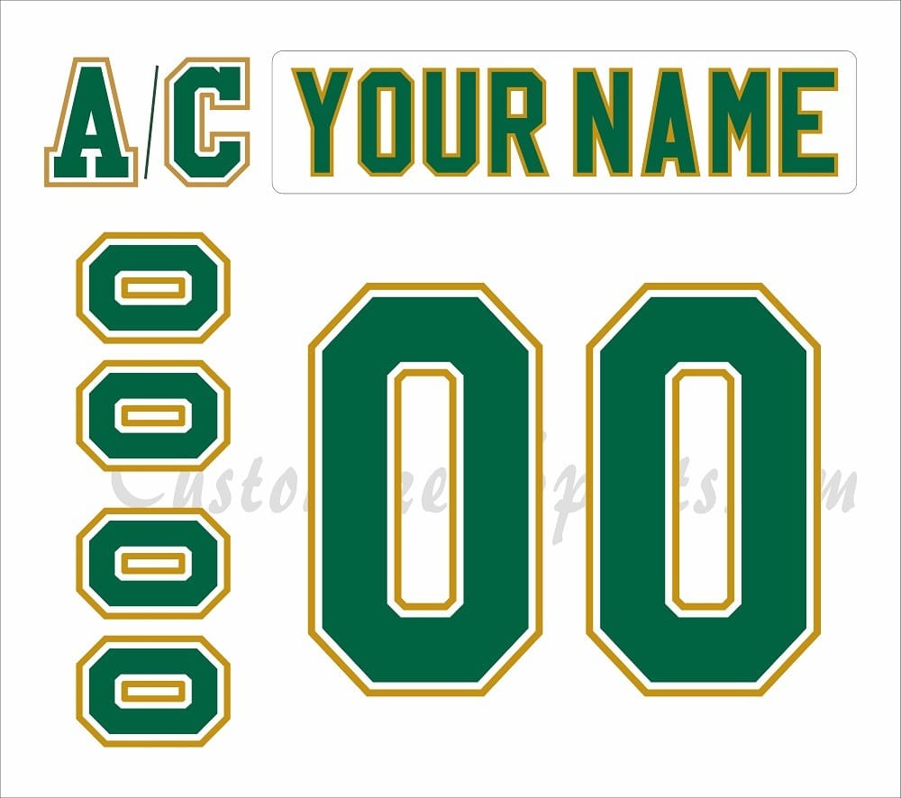 London Knights Customized Number Kit For 2012-2019 Home Jersey