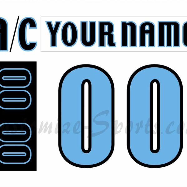 Milwaukee Admirals Customized Number Kit For 2006-2007 White Jersey