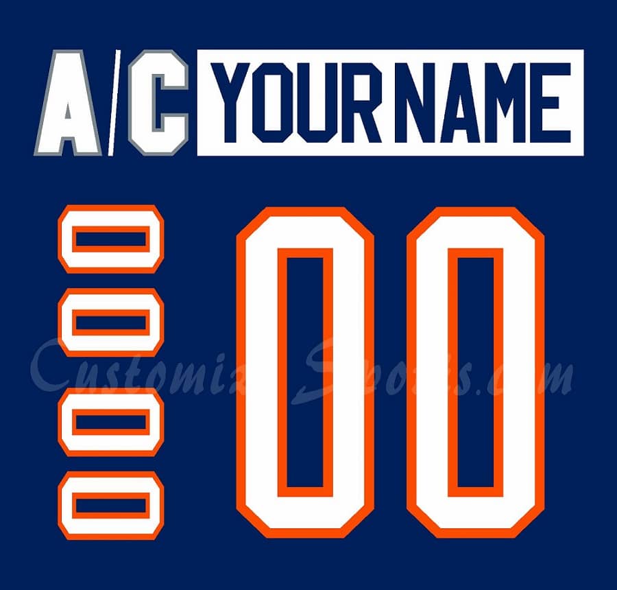 New York Islanders Customized Number Kit For 2014-2015 3rd Jersey