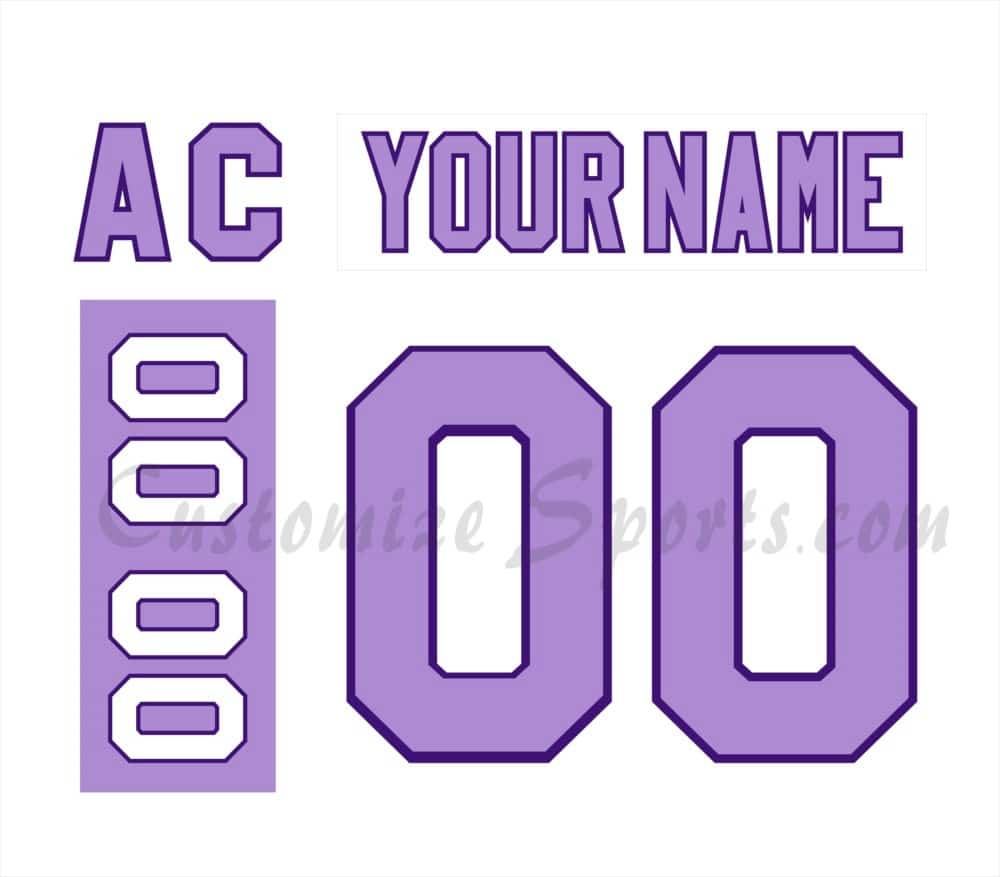 New York Islanders Customized Number Kit For 2021 HFC Jersey