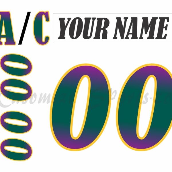 Roanoke Express Customized Number Kit For 1998-2002 White Jersey